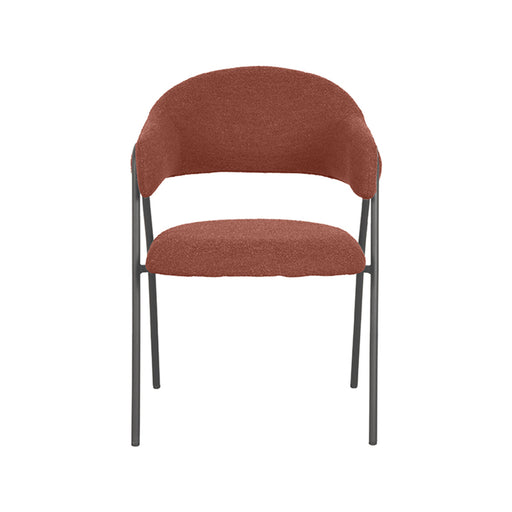 LABEL51 Eetkamerstoel Lowen - Terra - Boucle - Black Frame-Eetkamerstoelen-LABEL51