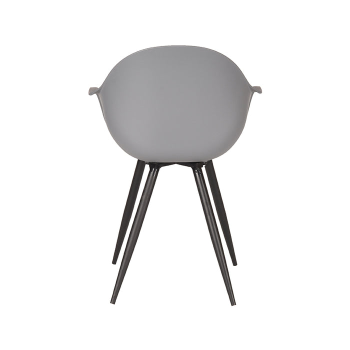 LABEL51 Eetkamerstoel Luca Antraciet PP Metaal 58x54x85 cm-Eetkamerstoelen-LABEL51