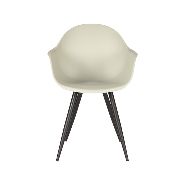 LABEL51 Eetkamerstoel Luca Breeze PP Zwart Metalen Frame 58x54x85 cm-Eetkamerstoelen-LABEL51
