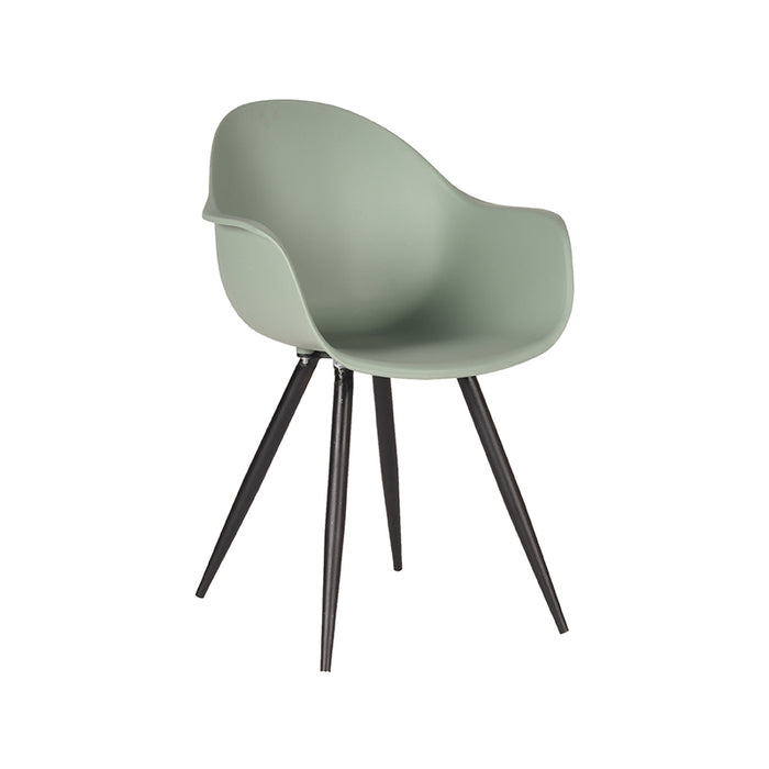 LABEL51 Eetkamerstoel Luca Forest PP Zwart 58x54x85 cm-Eetkamerstoelen-LABEL51