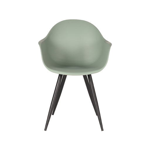 LABEL51 Eetkamerstoel Luca - Forest - PP - Zwart Metalen Frame-Eetkamerstoelen-LABEL51