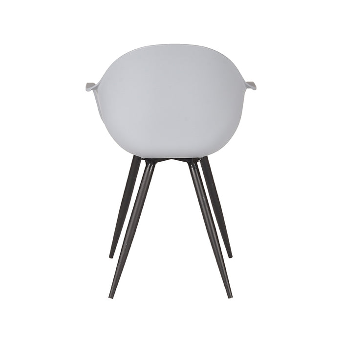 LABEL51 Eetkamerstoel Luca Grijs 58x54x85 cm-Eetkamerstoelen-LABEL51