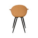 LABEL51 Eetkamerstoel Luca - Oker - PP - Zwart Metalen Frame-Eetkamerstoelen-LABEL51