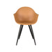 LABEL51 Eetkamerstoel Luca - Oker - PP - Zwart Metalen Frame-Eetkamerstoelen-LABEL51