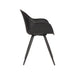LABEL51 Eetkamerstoel Luca Zwart PP Zwart Metalen Frame 58x54x85 cm-Eetkamerstoelen-LABEL51