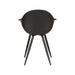 LABEL51 Eetkamerstoel Luca Zwart PP Zwart Metalen Frame 58x54x85 cm-Eetkamerstoelen-LABEL51