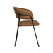 LABEL51 Eetkamerstoel Luuk - Cognac - Micro Suede-Eetkamerstoelen-LABEL51