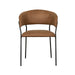 LABEL51 Eetkamerstoel Luuk - Cognac - Micro Suede-Eetkamerstoelen-LABEL51