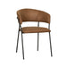 LABEL51 Eetkamerstoel Luuk - Cognac - Micro Suede-Eetkamerstoelen-LABEL51