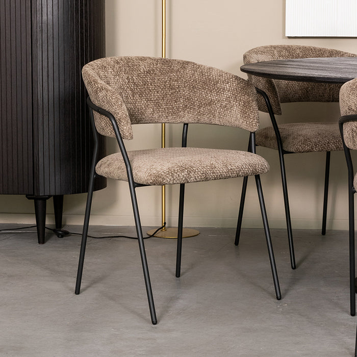LABEL51 Eetkamerstoel Luuk Hunter 58x45x80 cm-Eetkamerstoelen-LABEL51