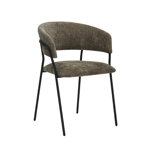 LABEL51 Eetkamerstoel Luuk - Hunter - Elite - Black Frame-Eetkamerstoelen-LABEL51