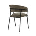 LABEL51 Eetkamerstoel Luuk - Hunter - Elite - Zwart Metalen Frame-Eetkamerstoelen-LABEL51