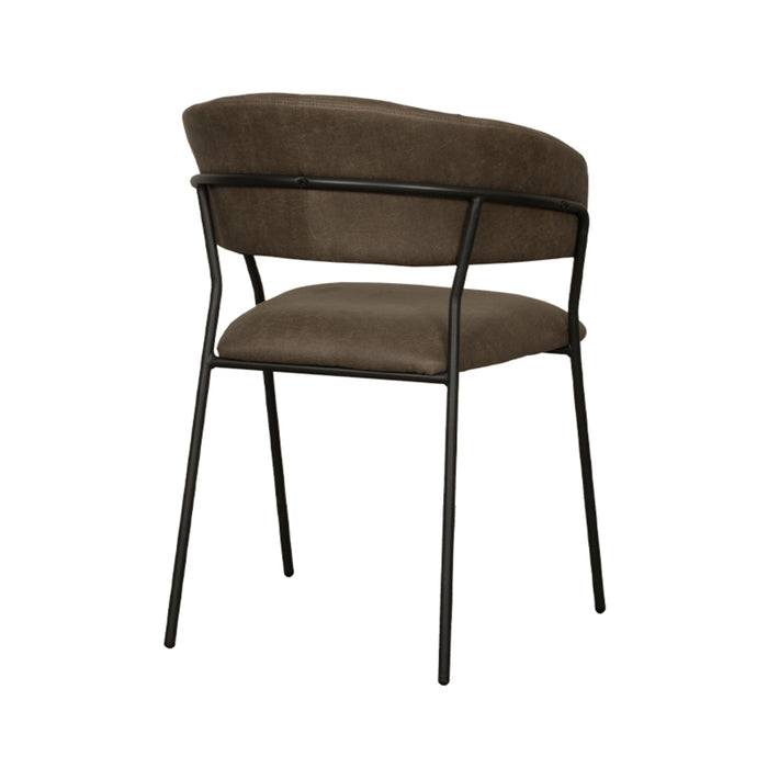 LABEL51 Eetkamerstoel Luuk - Moss - Micro Suede-Eetkamerstoelen-LABEL51