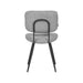 LABEL51 Eetkamerstoel Lux - Zinc - Weave - Black Frame-Eetkamerstoelen-LABEL51