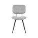 LABEL51 Eetkamerstoel Lux Zinc Weave Zwart Metalen Frame 49x60x87 cm-Eetkamerstoelen-LABEL51