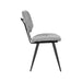 LABEL51 Eetkamerstoel Lux - Zinc - Weave - Zwart Metalen Frame-Eetkamerstoelen-LABEL51