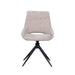 LABEL51 Eetkamerstoel Marlow Clay Elite Zwart Metalen Frame 48x63x86 cm-Eetkamerstoelen-LABEL51
