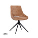 LABEL51 Eetkamerstoel Marlow - Cognac - Elite - Draaibaar-Eetkamerstoelen-LABEL51