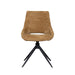 LABEL51 Eetkamerstoel Marlow - Mustard - Elite - Black Frame - Draaibaar-Eetkamerstoelen-LABEL51