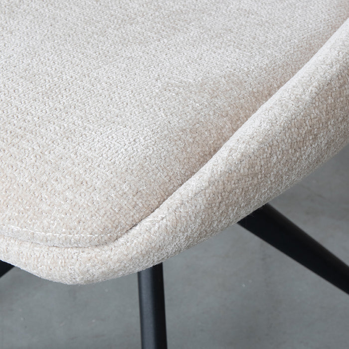 LABEL51 Dining Chair Marlow Natural Elite Swivel 48x63x86 cm