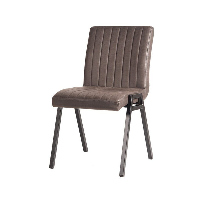 LABEL51 Eetkamerstoel Matz Antraciet Microvezel 50x60x86 cm-Eetkamerstoelen-LABEL51