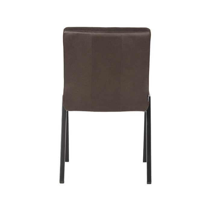 LABEL51 Eetkamerstoel Matz Antraciet Microvezel 50x60x86 cm-Eetkamerstoelen-LABEL51