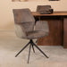 LABEL51 Eetkamerstoel Mellow Antraciet Cosmo Draaibaar 58x63x92 cm-Eetkamerstoelen-LABEL51