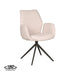 LABEL51 Eetkamerstoel Mellow Naturel Boucle Draaibaar 58x63x92 cm-Eetkamerstoelen-LABEL51