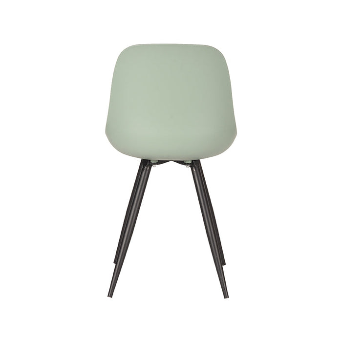 LABEL51 Eetkamerstoel Monza - Forest - PP - Zwart Metalen Frame-Eetkamerstoelen-LABEL51