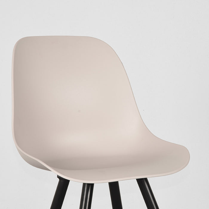 LABEL51 Eetkamerstoel Monza Zand PP 46x54x88 cm-Eetkamerstoelen-LABEL51