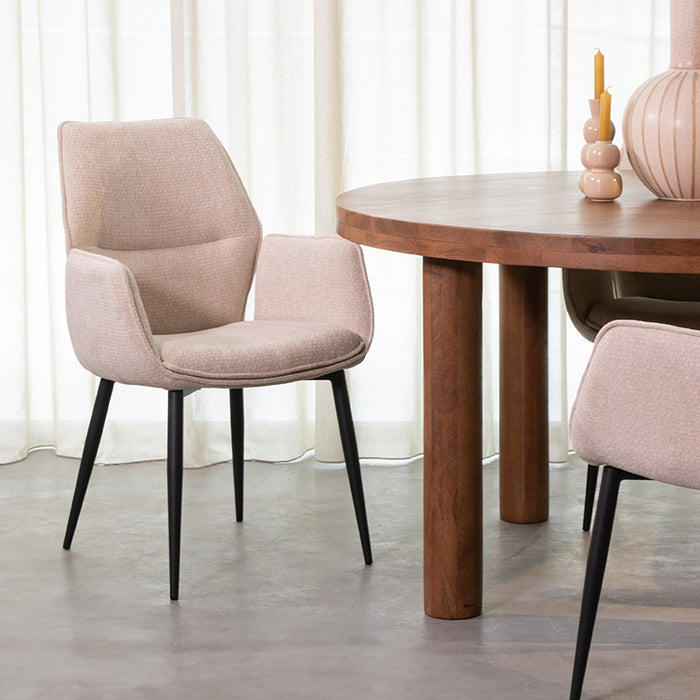 LABEL51 Eetkamerstoel Morris - Naturel - Elite-Eetkamerstoelen-LABEL51