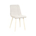LABEL51 Eetkamerstoel Nino Champagne Boucle 54x45x89 cm-Eetkamerstoelen-LABEL51