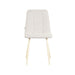 LABEL51 Eetkamerstoel Nino Champagne Boucle 54x45x89 cm-Eetkamerstoelen-LABEL51