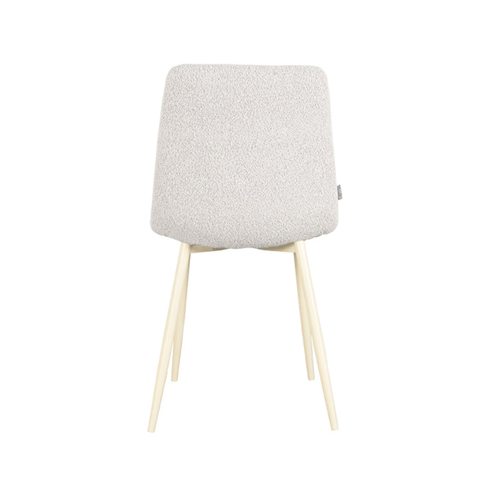 LABEL51 Eetkamerstoel Nino Champagne Boucle 54x45x89 cm-Eetkamerstoelen-LABEL51