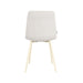 LABEL51 Eetkamerstoel Nino Champagne Boucle 54x45x89 cm-Eetkamerstoelen-LABEL51