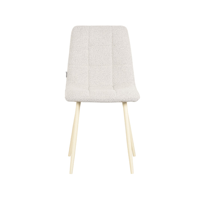 LABEL51 Eetkamerstoel Nino - Champagne - Boucle-Eetkamerstoelen-LABEL51