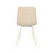 LABEL51 Eetkamerstoel Nino Zand Bouclé 54x45x89 cm-Eetkamerstoelen-LABEL51