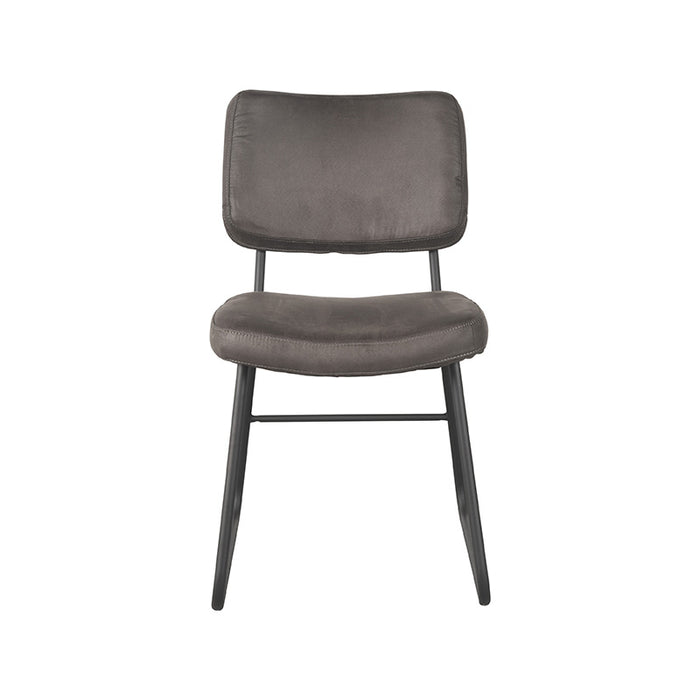 LABEL51 Eetkamerstoel Noah Antraciet Micro Suede 47x61x85 cm-Eetkamerstoelen-LABEL51