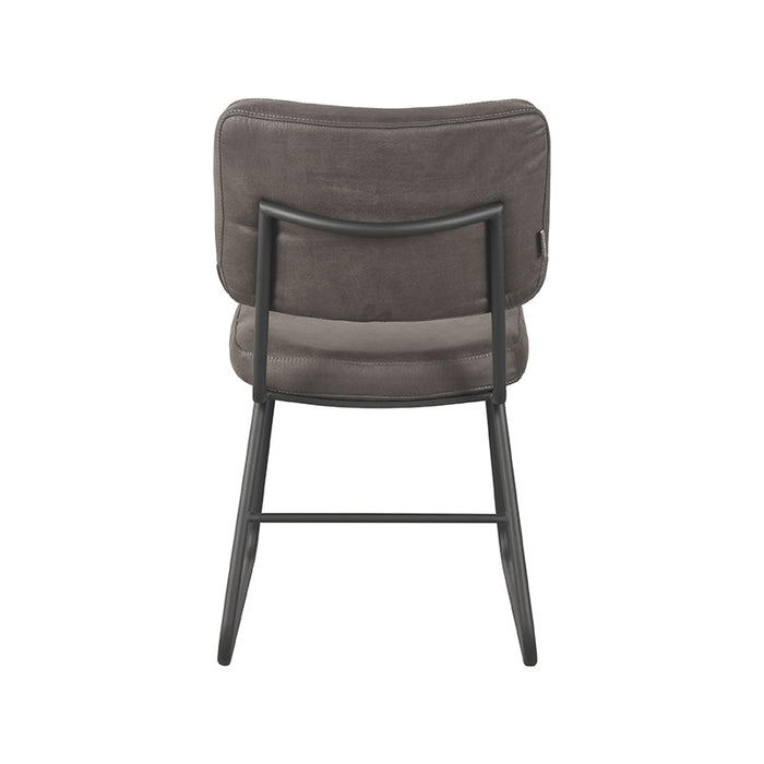 LABEL51 Eetkamerstoel Noah Antraciet Micro Suede 47x61x85 cm-Eetkamerstoelen-LABEL51