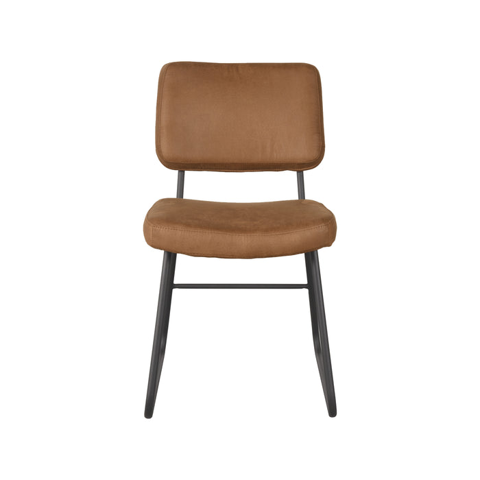 LABEL51 Eetkamerstoel Noah - Cognac - Micro Suede-Eetkamerstoelen-LABEL51