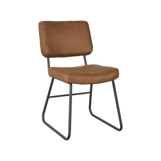 LABEL51 Eetkamerstoel Noah - Cognac - Micro Suede-Eetkamerstoelen-LABEL51