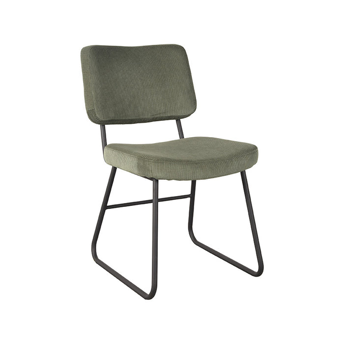 LABEL51 Eetkamerstoel Noah - Forest - Ribcord-Eetkamerstoelen-LABEL51