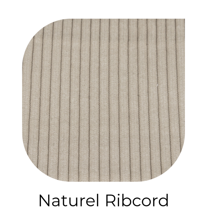 LABEL51 Eetkamerstoel Noah Naturel Ribcord 47x61x85 cm-Eetkamerstoelen-LABEL51