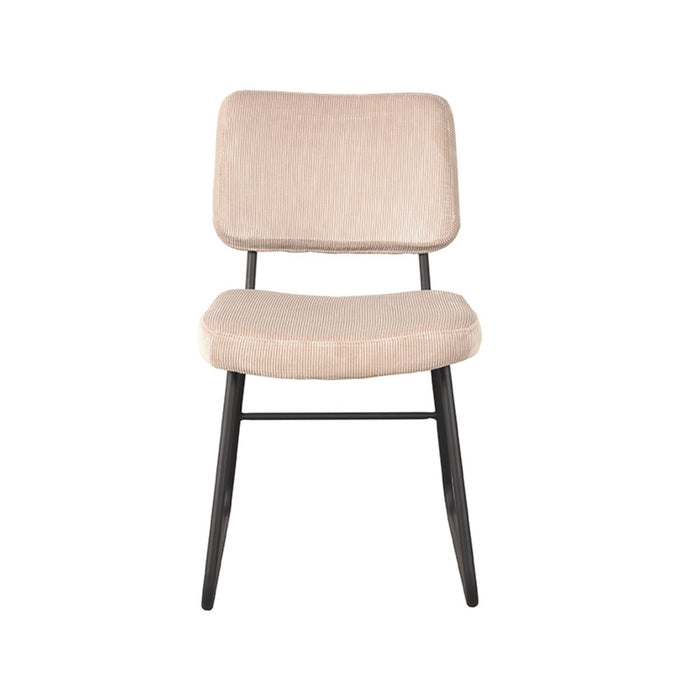 LABEL51 Eetkamerstoel Noah - Naturel - Ribcord-Eetkamerstoelen-LABEL51