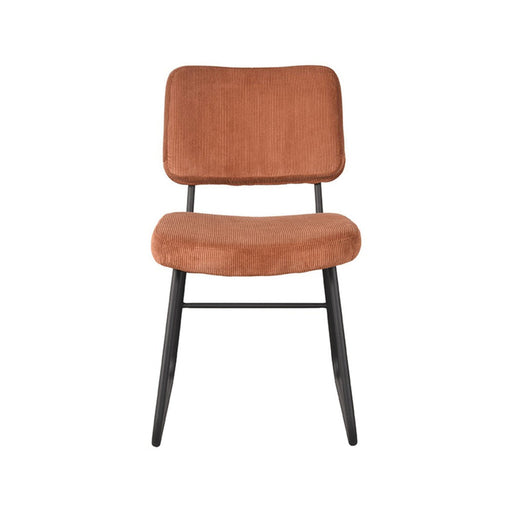 LABEL51 Eetkamerstoel Noah - Rust - Ribcord - Zwart Metalen Frame-Eetkamerstoelen-LABEL51