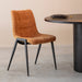 LABEL51 Eetkamerstoel Noor - Cognac - Elite - Zwart Metalen Frame-Eetkamerstoelen-LABEL51