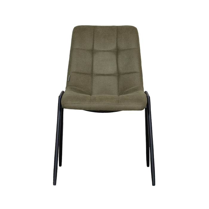 LABEL51 Eetkamerstoel Noor Moss Micro Suede 51x61x84 cm