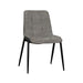 LABEL51 Eetkamerstoel Noor - Stone - Elite - Zwart Metalen Frame-Eetkamerstoelen-LABEL51