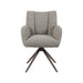 Eetkamerstoel Padua - Mushroom - Royal Boucle - Brons Metalen...-Eetkamerstoelen-LABEL51