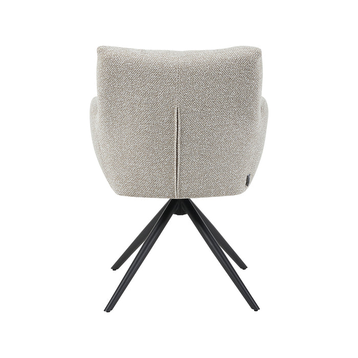 Dining Chair Padua - Natural - Royal Boucle - Swivel